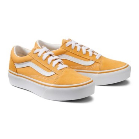 Vans Shoes - Vans Ward Old Skool Mustard Yellow Skate Sneakers